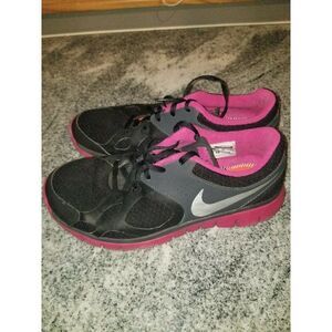 Womens Nike 512108-009 FitSole Running Size 8 Pink Grey Sneakers, preowned